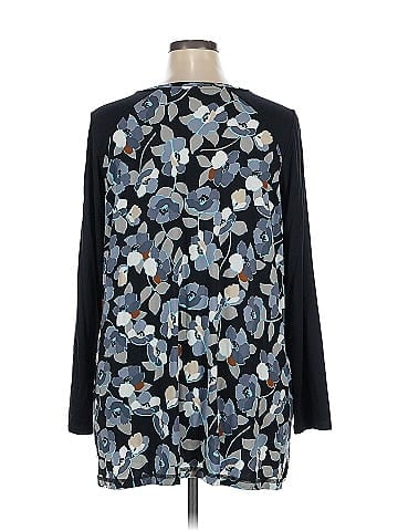 LOGO by Lori Goldstein 3/4 Sleeve Blouse (view 2)