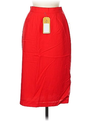 Sag Harbor Red Casual Skirt with Elastic Waist (view 1)