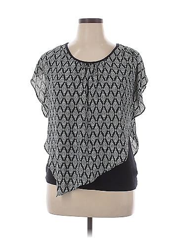 AB Studio Short Sleeve Blouse (view 1)