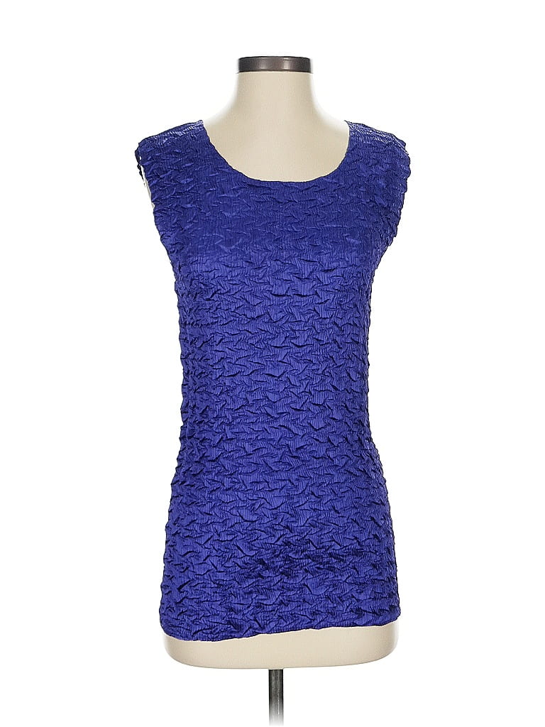Pre-owned Nicola Sleeveless Blouse In Blue
