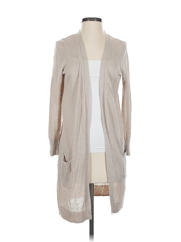 Pre-owned Halogen Cardigan Sweater In Brown