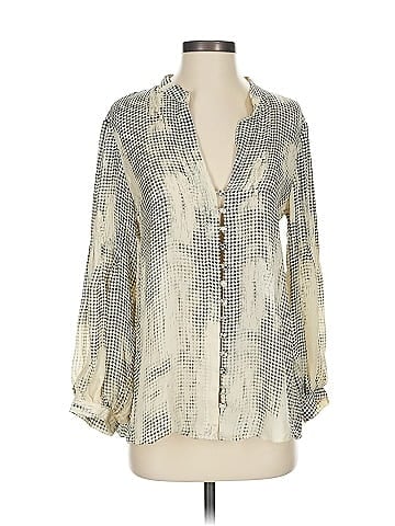 Parker 3/4 Sleeve Silk Top (view 1)