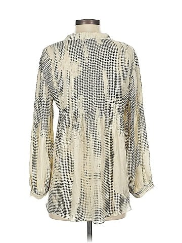 Parker 3/4 Sleeve Silk Top (view 2)