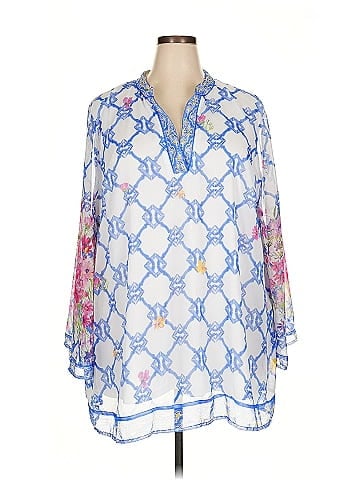 Roaman's 3/4 Sleeve Blouse (view 1)