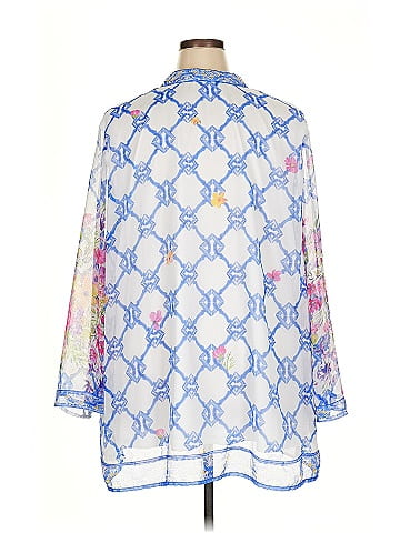 Roaman's 3/4 Sleeve Blouse (view 2)