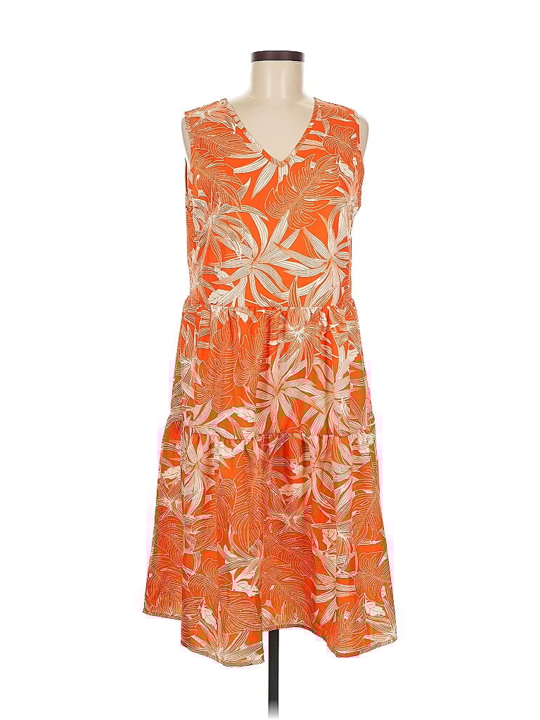 Pre-owned Shein Casual Dress In Orange