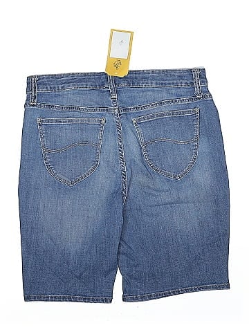 Riders by Lee Classic Blue Mid Rise Bermuda Shorts (view 2)