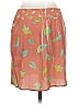 Cotélac 100% Polyester Tropical Orange Casual Skirt Size XS (0) - photo 2