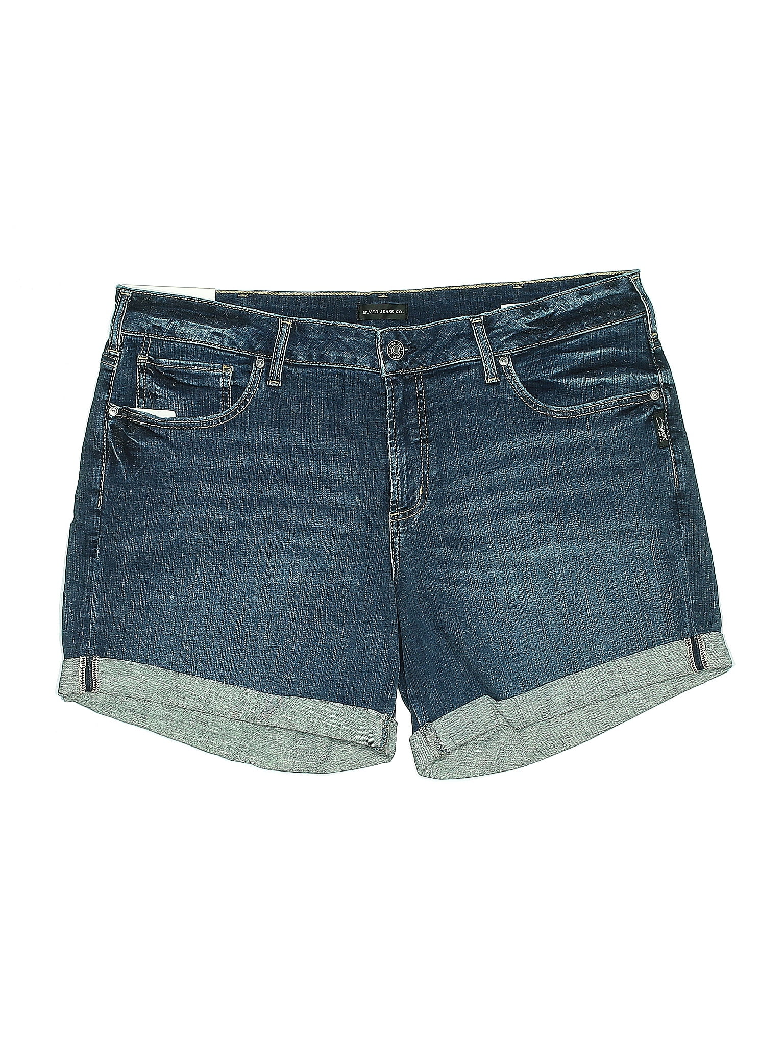Silver Jeans Co. Blue Denim Shorts Size 18