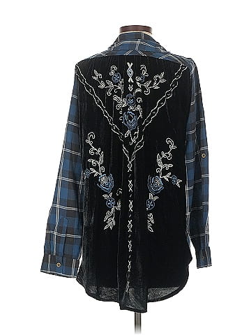 Kyla Seo Long Sleeve Button-Down Shirt (view 2)
