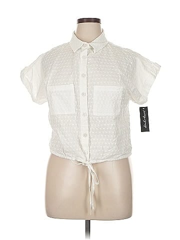 Derek Heart Short Sleeve Blouse (view 1)