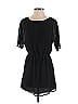 Lost April 100% Polyester Solid Black Casual Dress Size S - photo 1