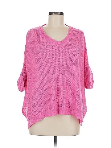 Pink Lily Pullover Sweater (view 1)