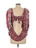 Sea New York 100% Cotton Red 3/4 Sleeve Blouse Size L - photo 2