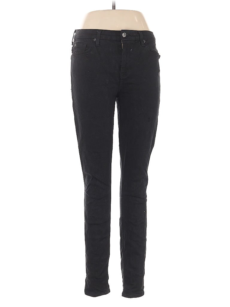 Pre-owned 7 For All Mankind Jeans In Black