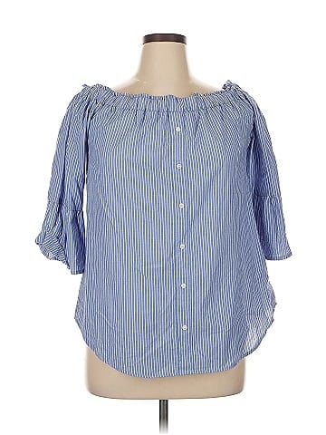 Blush 3/4 Sleeve Blouse (view 1)
