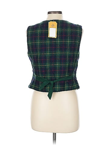 Lizsport Classic Green Tartan Vest (view 2)