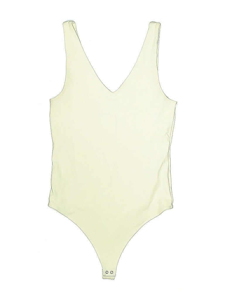Pre-owned Abercrombie & Fitch Bodysuit In Yellow