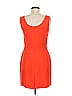 Kenar 100% Polyester Color Block Orange Cocktail Dress Size 8 - photo 2