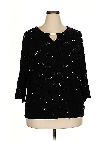 JM Collection 3/4 Sleeve Blouse (view 1)