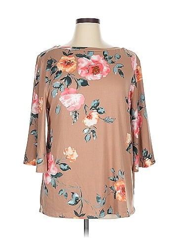 Perfect Peach 3/4 Sleeve T-Shirt (view 1)