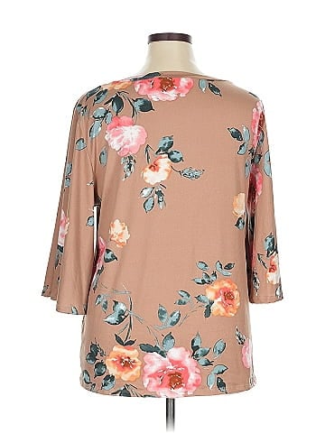 Perfect Peach 3/4 Sleeve T-Shirt (view 2)