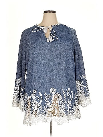 Roaman's 3/4 Sleeve T-Shirt (view 1)