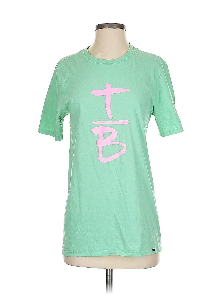 Pre-owned Assorted Brands Short Sleeve T-shirt In Green