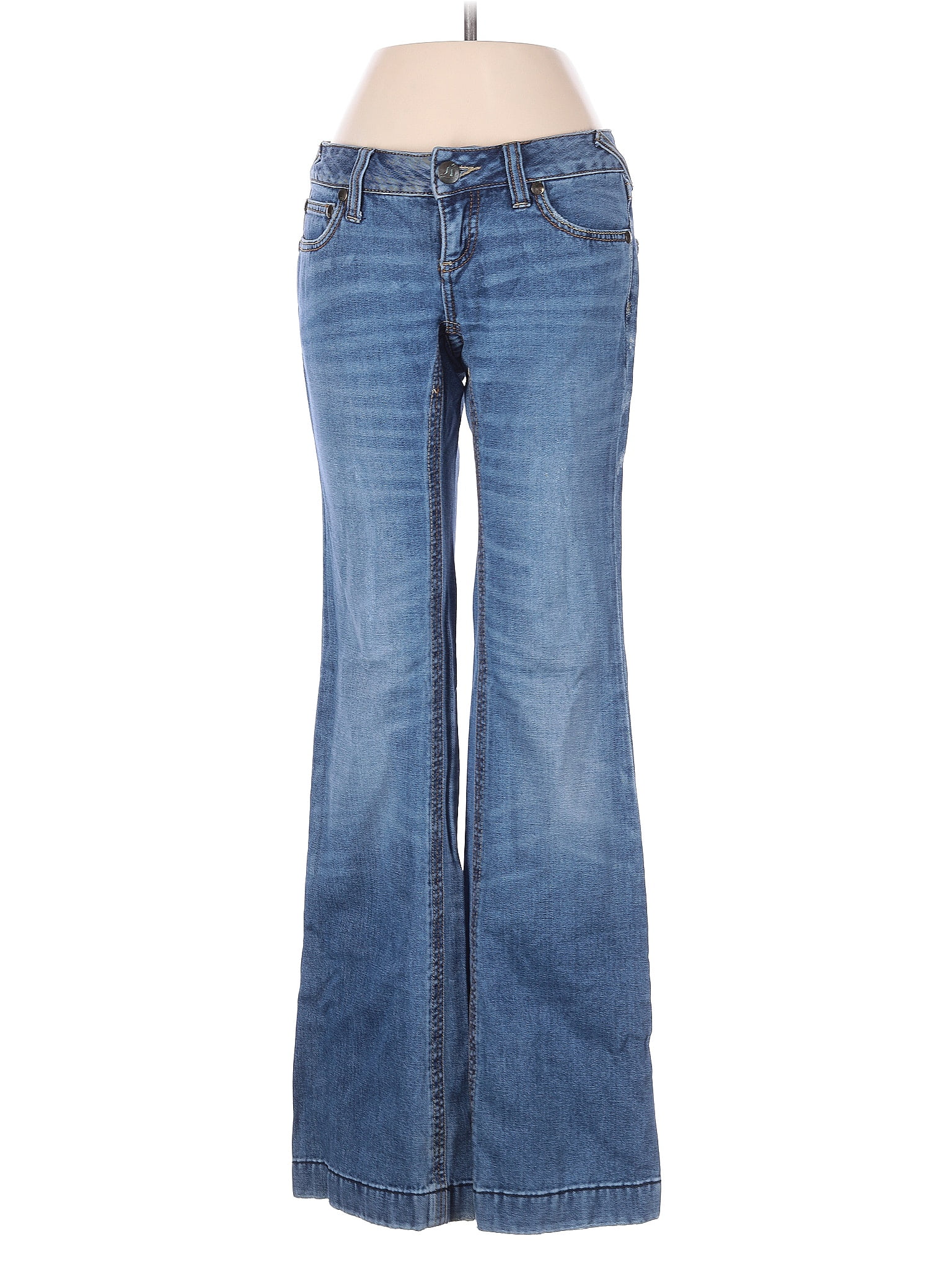 Free People 100% Cotton Blue Jeans Size 25 waist