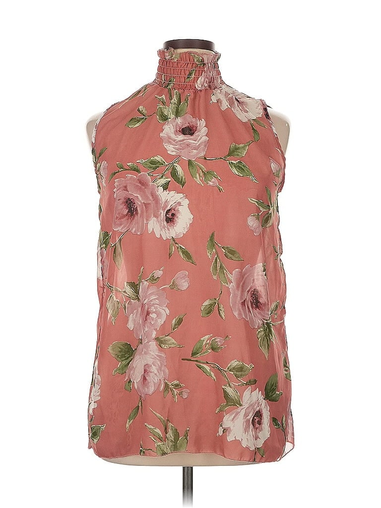 Pre-owned Rainbow Sleeveless Blouse In Pink