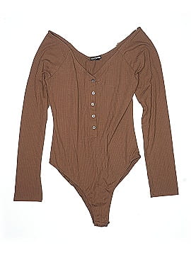 Fashion Nova Brown Bodysuit Size L