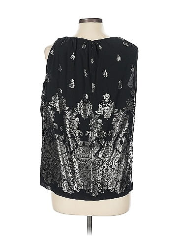 Tegan Sleeveless Silk Top (view 2)