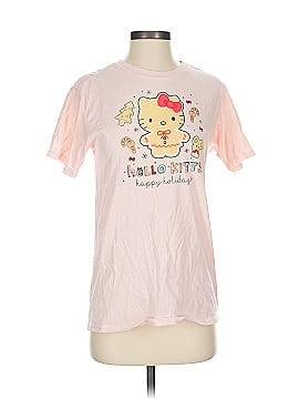 Hello Kitty 100% Polyester Ivory Sweatshirt Size S