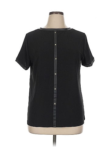 Anne Klein Short Sleeve Blouse (view 1)