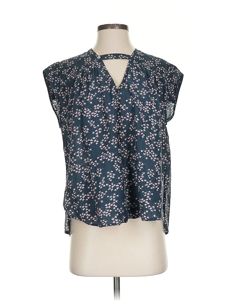 Pre-owned Current Elliott Sleeveless T-shirt In Blue