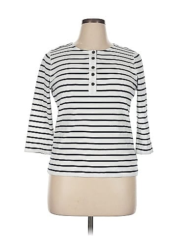 Lauren Jeans Co. 3/4 Sleeve T-Shirt (view 1)