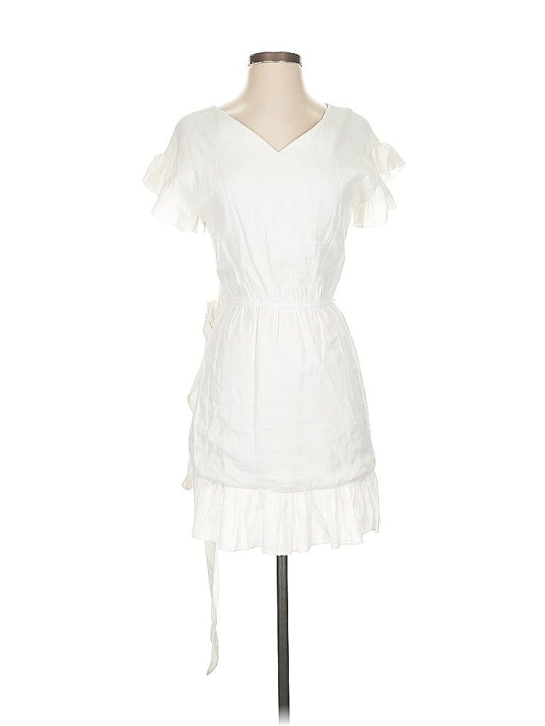Pre-owned Isalis Casual Dress In White