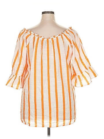 Ashley Stewart Short Sleeve Blouse (view 2)