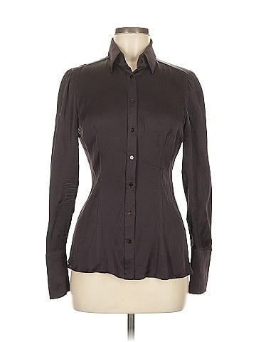 Max Mara Long Sleeve Silk Top (view 1)