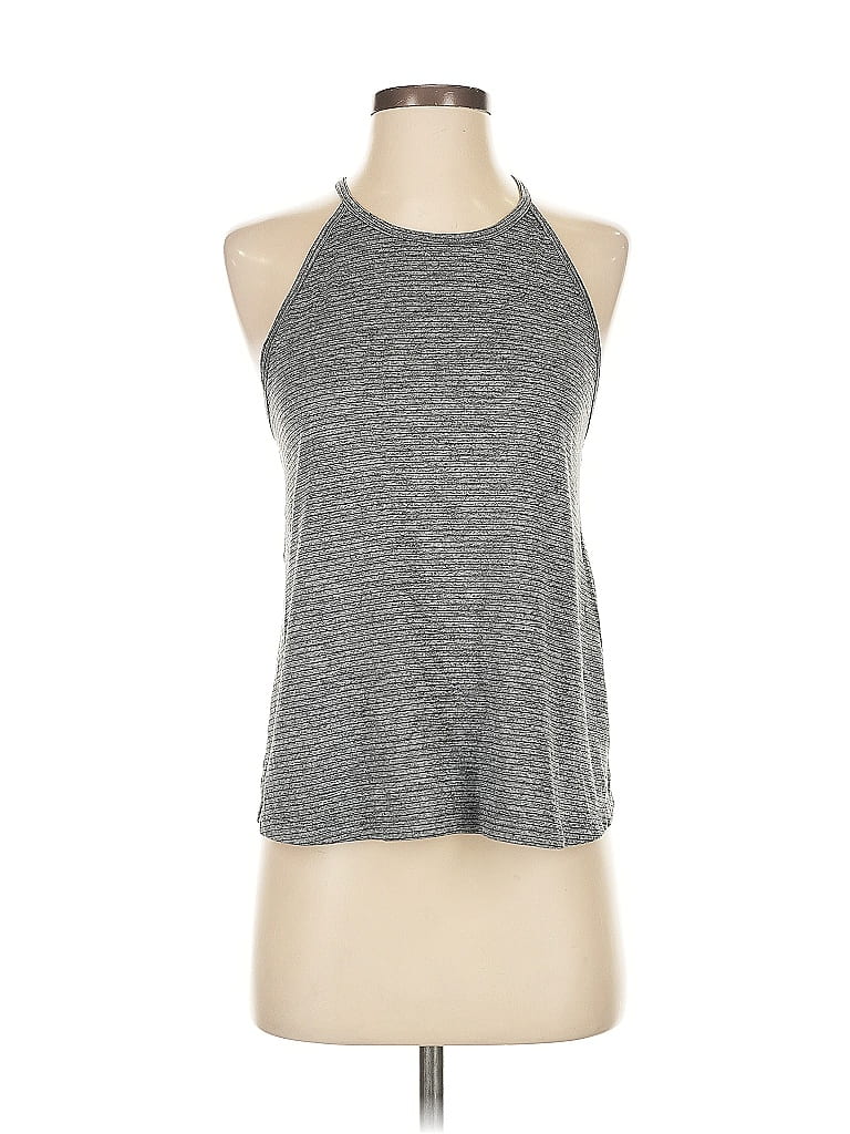 Pre-owned Active By Old Navy Tank Top Gray Halter Neckline Tops