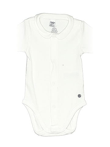 Petit Bateau Short Sleeve Onesie (view 1)