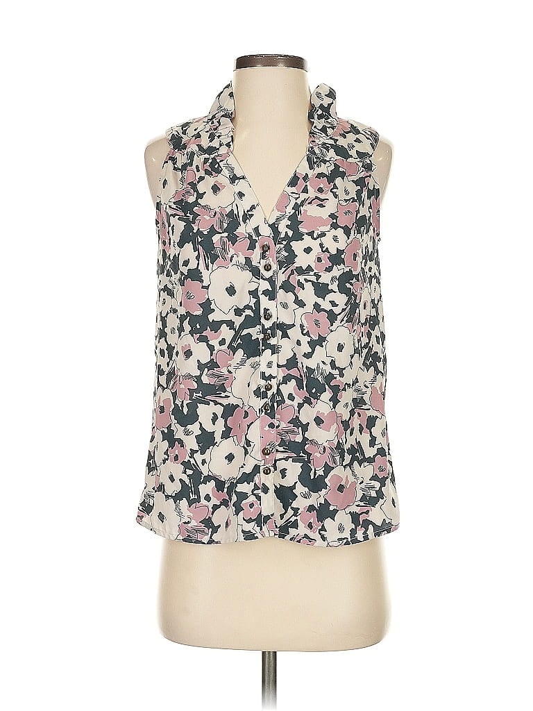 Pre-owned Gap Outlet Sleeveless Blouse In White
