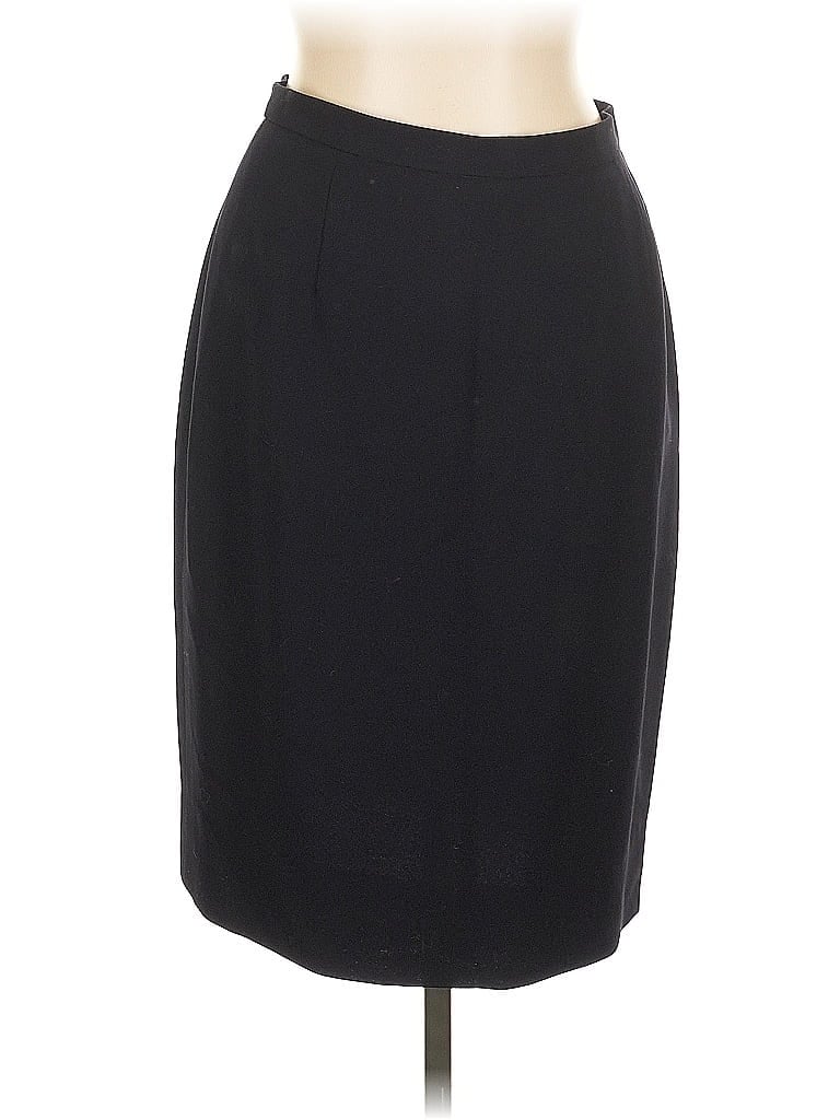 Pre-owned Max Mara Wool Skirt In Black