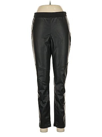 Scoop Faux Leather Pants (view 1)