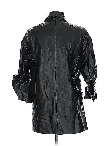 PrettyLittleThing Faux Leather Jacket (view 2)
