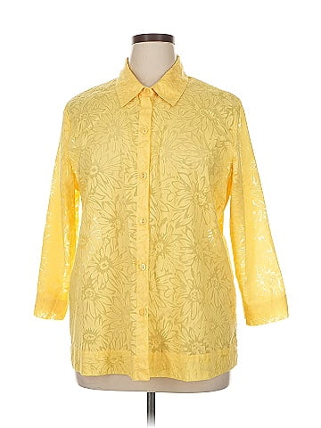 Sag Harbor 3/4 Sleeve Button-Down Shirt (view 1)