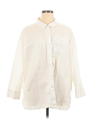 ABLE 3/4 Sleeve Button-Down Shirt (view 1)