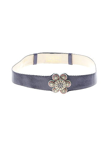 Judith Leiber Vintage Lizard Embossed Leather Belt (view 1)