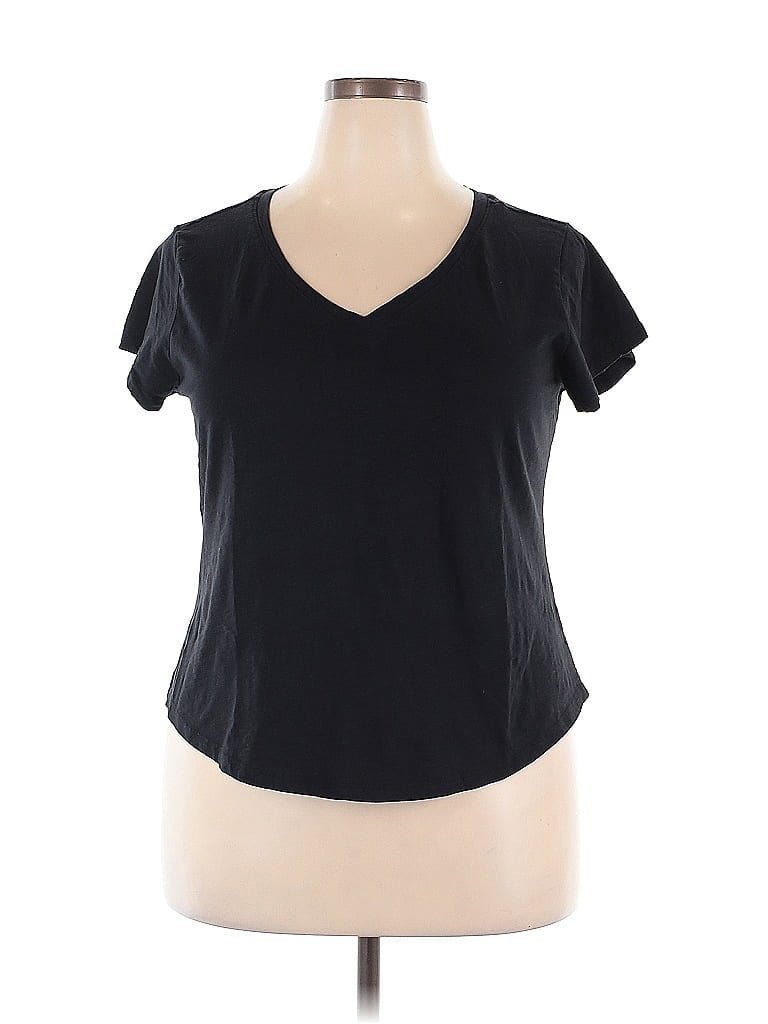 Pre-owned Sonoma Goods For Life Short Sleeve T-shirt In Black