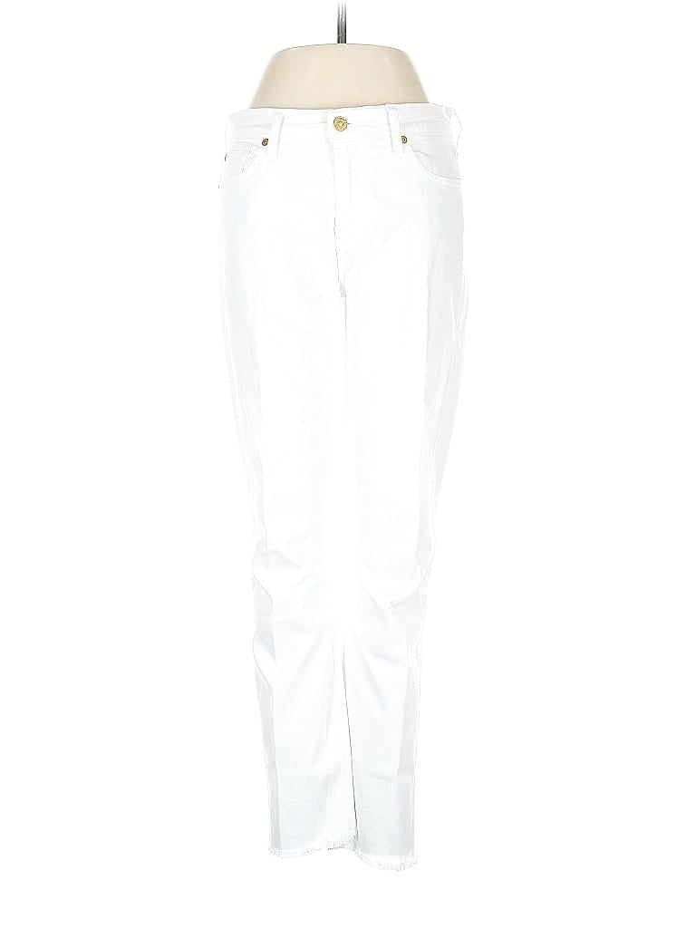 Pre-owned 7 For All Mankind Jeans In White